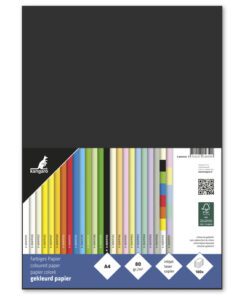 houtvrij en chloorvrij gebleekt papier. Leverbaar in verschillende kleuren. Pak à 100 vel