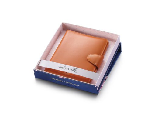 Paspoorthoes Sheaffer EMILY IN PARIS leer met penhouder,    Oranje