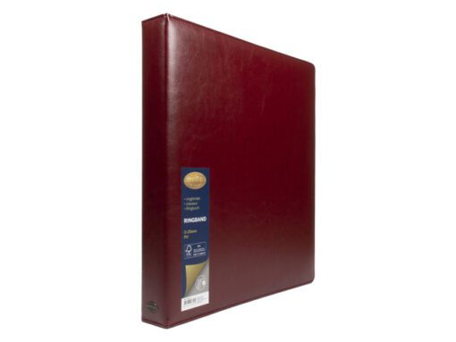 Ringband Multo Hannibal A4 23r O-25mm bordeaux kunstleder