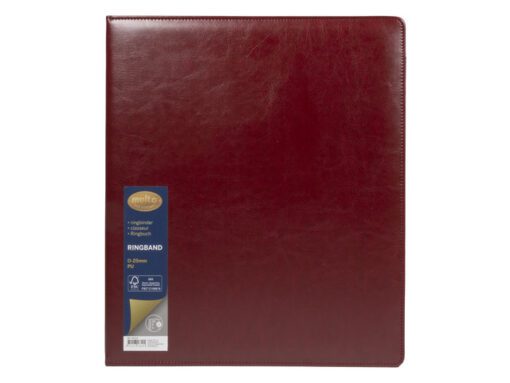 Ringband Multo Hannibal A4 23r O-25mm bordeaux kunstleder