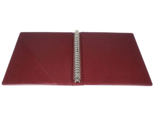 Ringband Multo Hannibal A4 23r O-25mm bordeaux kunstleder