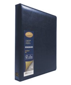 zachte afwerking. De stijlvolle sierstiksels geven de map een luxe uitstraling. Het O-mechaniek