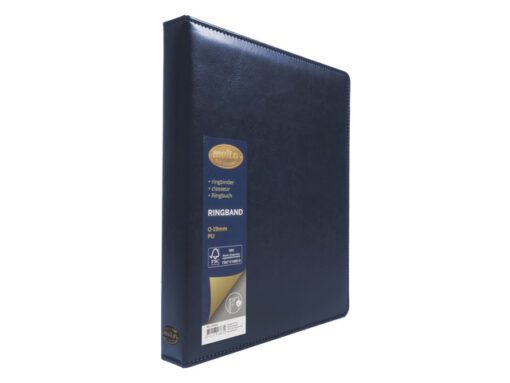 Ringband Multo Hannibal A5 17r O-19mm blauw kunstleder