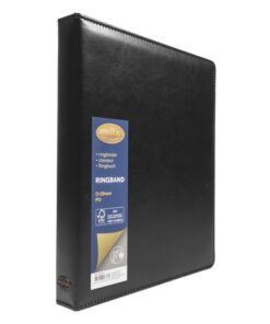 zachte afwerking. De stijlvolle sierstiksels geven de map een luxe uitstraling. Het O-mechaniek