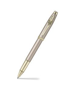 Rollerball Sheaffer 100 9377 EMILY IN PARIS Champagne Gold  with champagne gold trims, bow shaped clip emblem