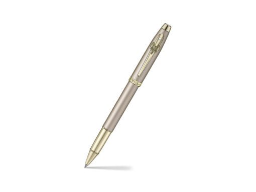 Rollerball Sheaffer 100 9377 EMILY IN PARIS Champagne Gold  with champagne gold trims, bow shaped clip emblem