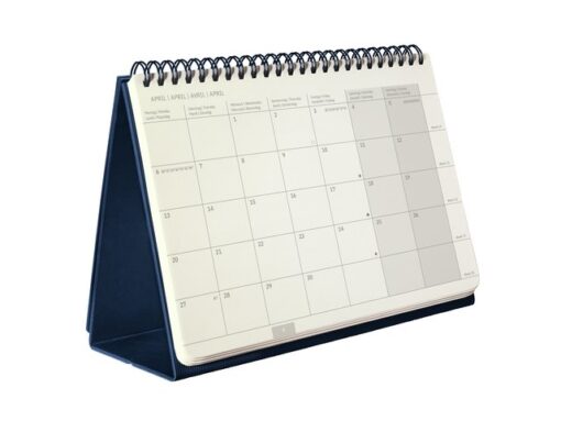 Tafelagenda Conceptum 2026 (NL/FR/EN/DU) 213x220x18 mm      mignight blue Hardcover