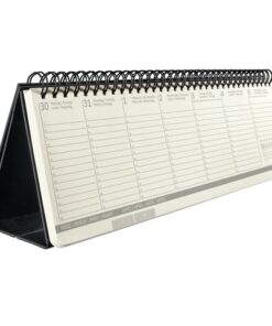 Tafelagenda Conceptum 2026 (NL/FR/EN/DU) 300x144x18 mm zwart Hardcover