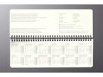 Tafelagenda Conceptum 2026 (NL/FR/EN/DU) 300x144x18 mm      zwart Hardcover
