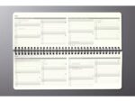 Tafelagenda Conceptum 2026 (NL/FR/EN/DU) 300x144x18 mm      zwart Hardcover