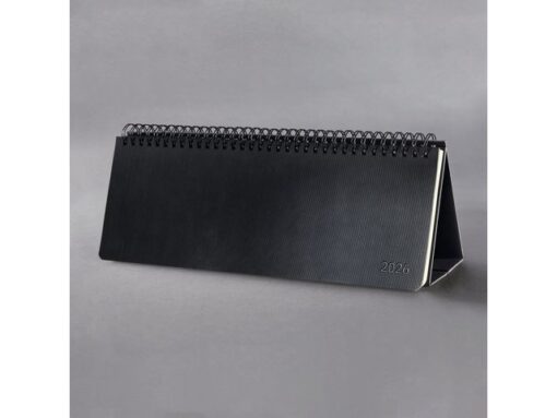 Tafelagenda Conceptum 2026 (NL/FR/EN/DU) 300x144x18 mm      zwart Hardcover