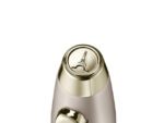 Vulpen Sheaffer 100 9377 EMILY IN PARIS M Champagne Gold    with champagne gold trims, bow shaped clip emblem