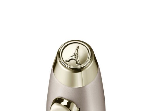 Vulpen Sheaffer 100 9377 EMILY IN PARIS M Champagne Gold    with champagne gold trims, bow shaped clip emblem