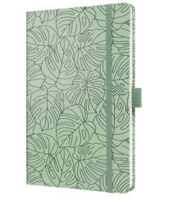 Weekagenda Beauty A5 2026 (NL/FR/EN/DU) Green Monstera Hardcover