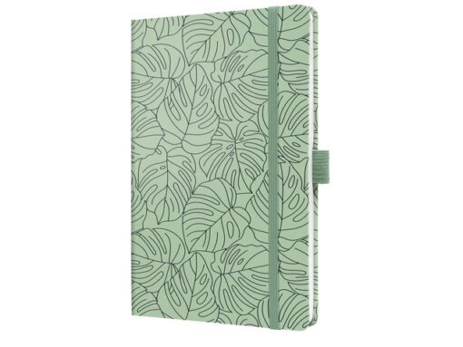 Weekagenda Beauty A5 2026 (NL/FR/EN/DU) Green Monstera Hardcover