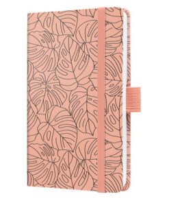 Weekagenda Beauty A6 2026 (NL/FR/EN/DU) Rose Monstera Hardcover
