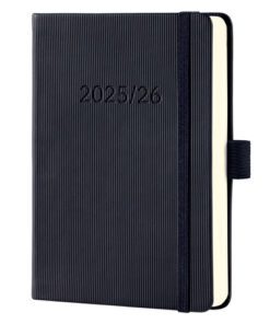 Weekagenda Conceptum 25/26 18maands (NL/FR/EN/DU) zwart Hardcover