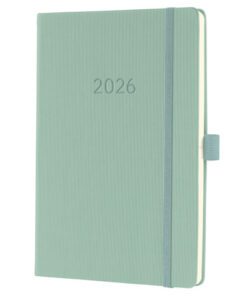 Weekagenda Conceptum A5 2026 (NL/FR/EN/DU) Mint Green Hardcover