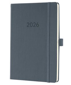 Weekagenda Conceptum A5 2026 (NL/FR/EN/DU) dark Grey Hardcover