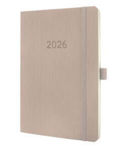 Weekagenda Conceptum A5 2026 (NL/FR/EN/DU) taupe Softcover