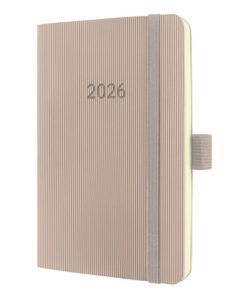 Weekagenda Conceptum A6 2026 (NL/FR/EN/DU) taupe Softcover
