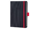 Weekagenda Conceptum A6 2026 (NL/FR/EN/DU) zwart-red Hardcover
