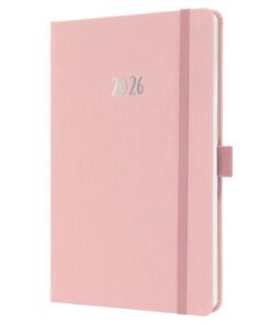 Weekagenda Feel A5 2026 (NL/FR/EN/DU) Soft Rose Hardcover
