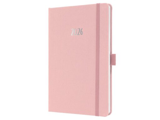 Weekagenda Feel A5 2026 (NL/FR/EN/DU) Soft Rose Hardcover