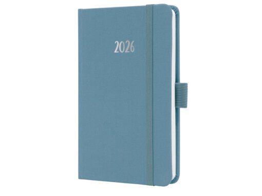 Weekagenda Feel A6 2026 (NL/FR/EN/DU) Powder Blue Hardcover