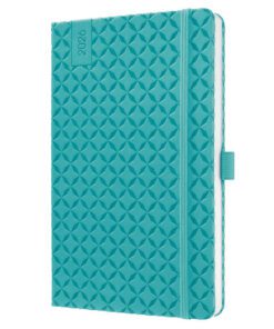 Weekagenda Flair A5 2026 (NL/FR/EN/DU) Aqua Green Hardcover