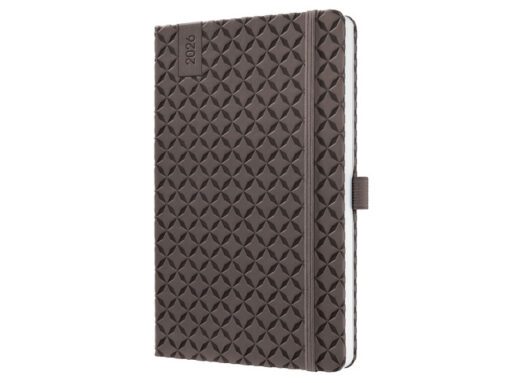 Weekagenda Flair A5 2026 (NL/FR/EN/DU) Coffee Brown Hardcover