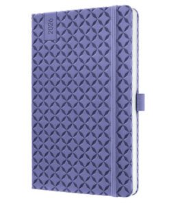 Weekagenda Flair A5 2026 (NL/FR/EN/DU) Dark Purple Hardcover