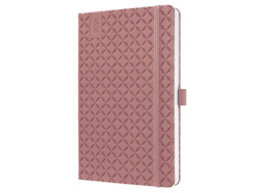 Weekagenda Flair A5 2026 (NL/FR/EN/DU) Dusty Red Hardcover