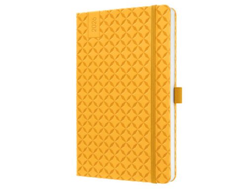 Weekagenda Flair A5 2026 (NL/FR/EN/DU) Mango Yellow Hardcover