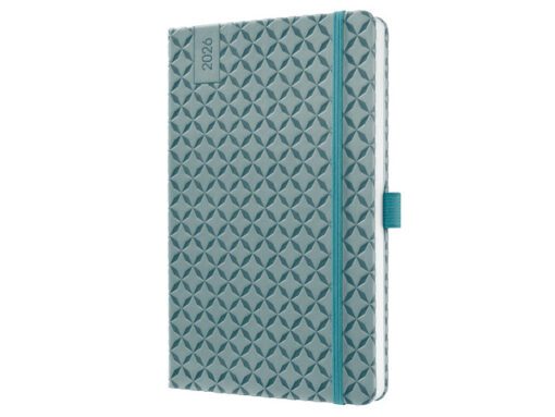 Weekagenda Flair A5 2026 (NL/FR/EN/DU) Ocean Blue Hardcover