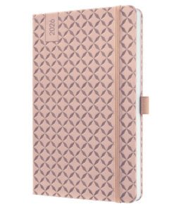 Weekagenda Flair A5 2026 (NL/FR/EN/DU) Pearl Rose Hardcover