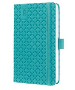 Weekagenda Flair A6 2026 (NL/FR/EN/DU) Aqua Green Hardcover