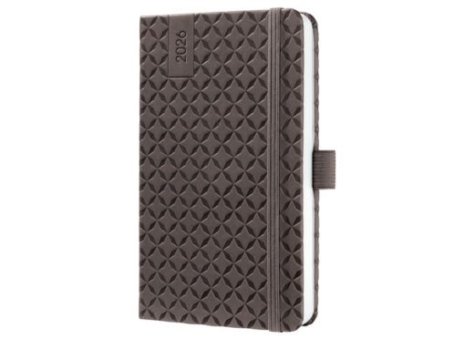 Weekagenda Flair A6 2026 (NL/FR/EN/DU) Coffee Brown         Hardcover