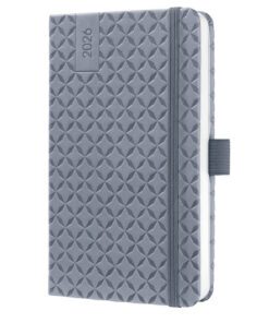Weekagenda Flair A6 2026 (NL/FR/EN/DU) Glacier Grey Hardcover
