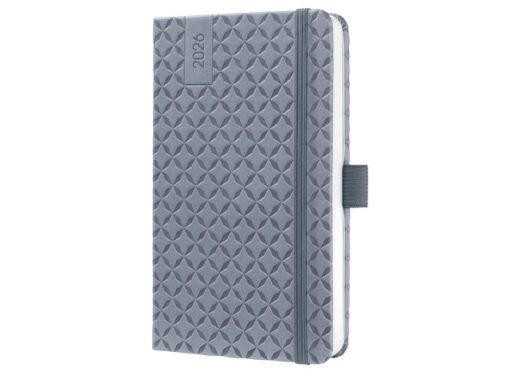 Weekagenda Flair A6 2026 (NL/FR/EN/DU) Glacier Grey Hardcover