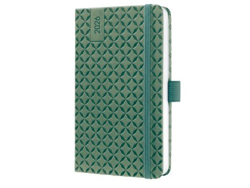 Weekagenda Flair A6 2026 (NL/FR/EN/DU) Natural Green        Hardcover