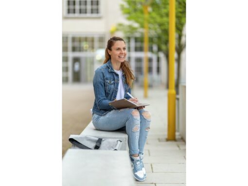 Weekagenda Linecape A5 2026 blauw HC (DE) 2 pagina's = 1    week