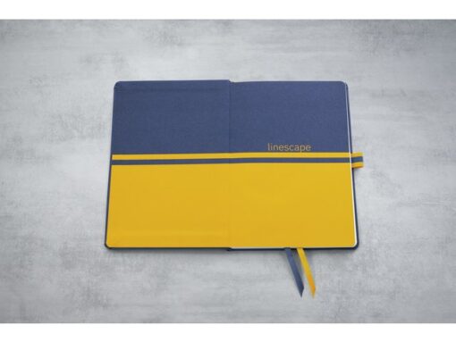 Weekagenda Linescape A5 2026 (EN) blauw Hardcover verticale indeling