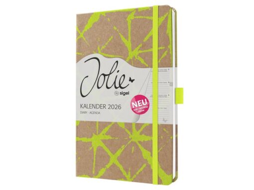 Weekagenda Pure A5 2026 (NL/FR/EN/DU) Lemon Batik Hardcover