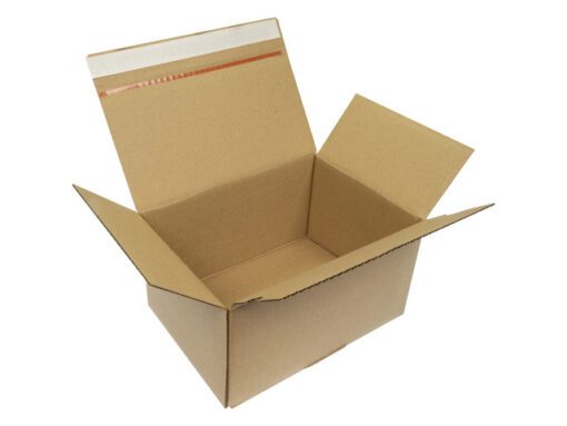 Autolockdoos Raadhuis B-golf 213x153x109mm bruin krimp 5    stuks