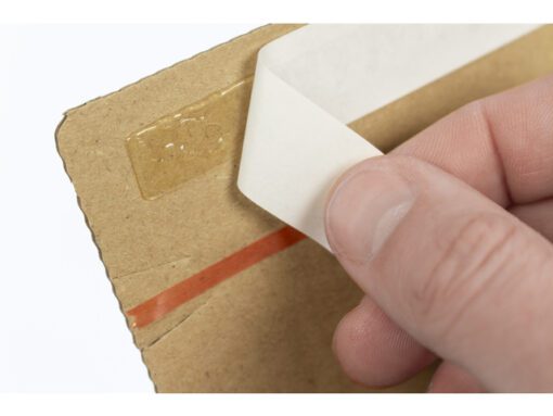 Autolockdoos Raadhuis B-golf 400x260x250mm bruin krimp 5    stuks