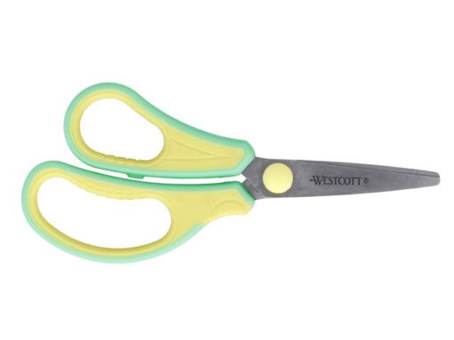 Kinderschaar Westcott Gripeeze14cm LH pastel geel / mint