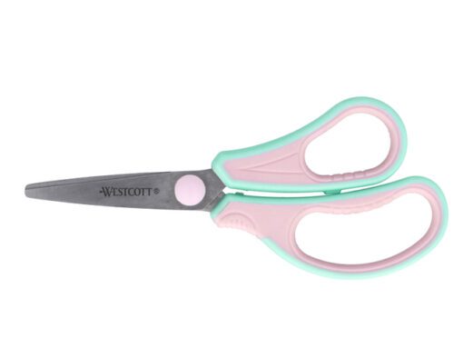 Kinderschaar Westcott Gripeeze14cm pastelroze / mint