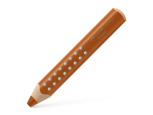 Kleurpotlood Faber-Castell Grippy XXL Jumbo Notenbruin