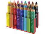 Kleurpotlood Faber-Castell Grippy XXL Jumbo etui 16 stuks en puntenslijper